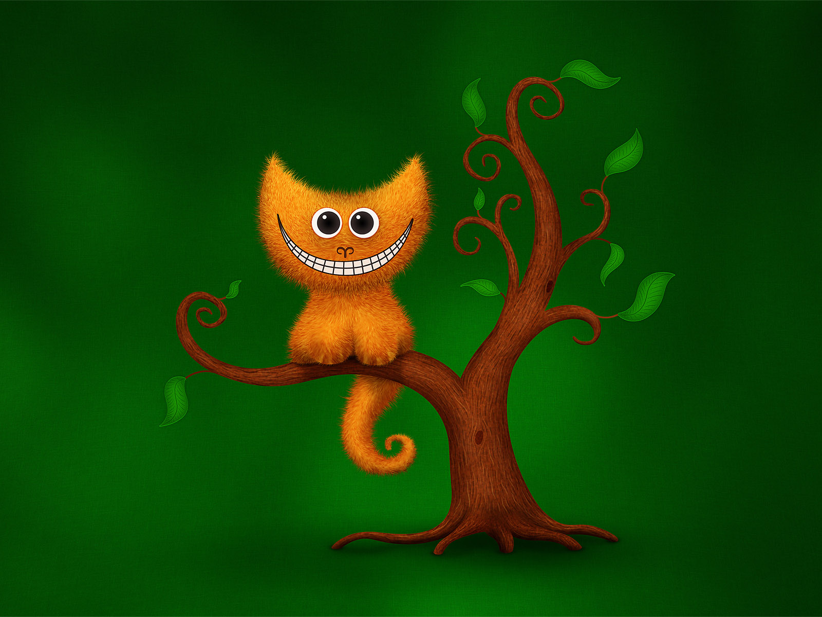 HD Cartoon Cat Background Wallpaper