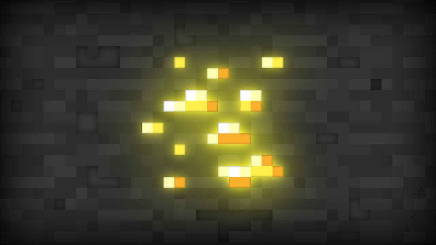 Minecraft Gold Block HD Wallpaper To Your Mobile Phone Or Tablet