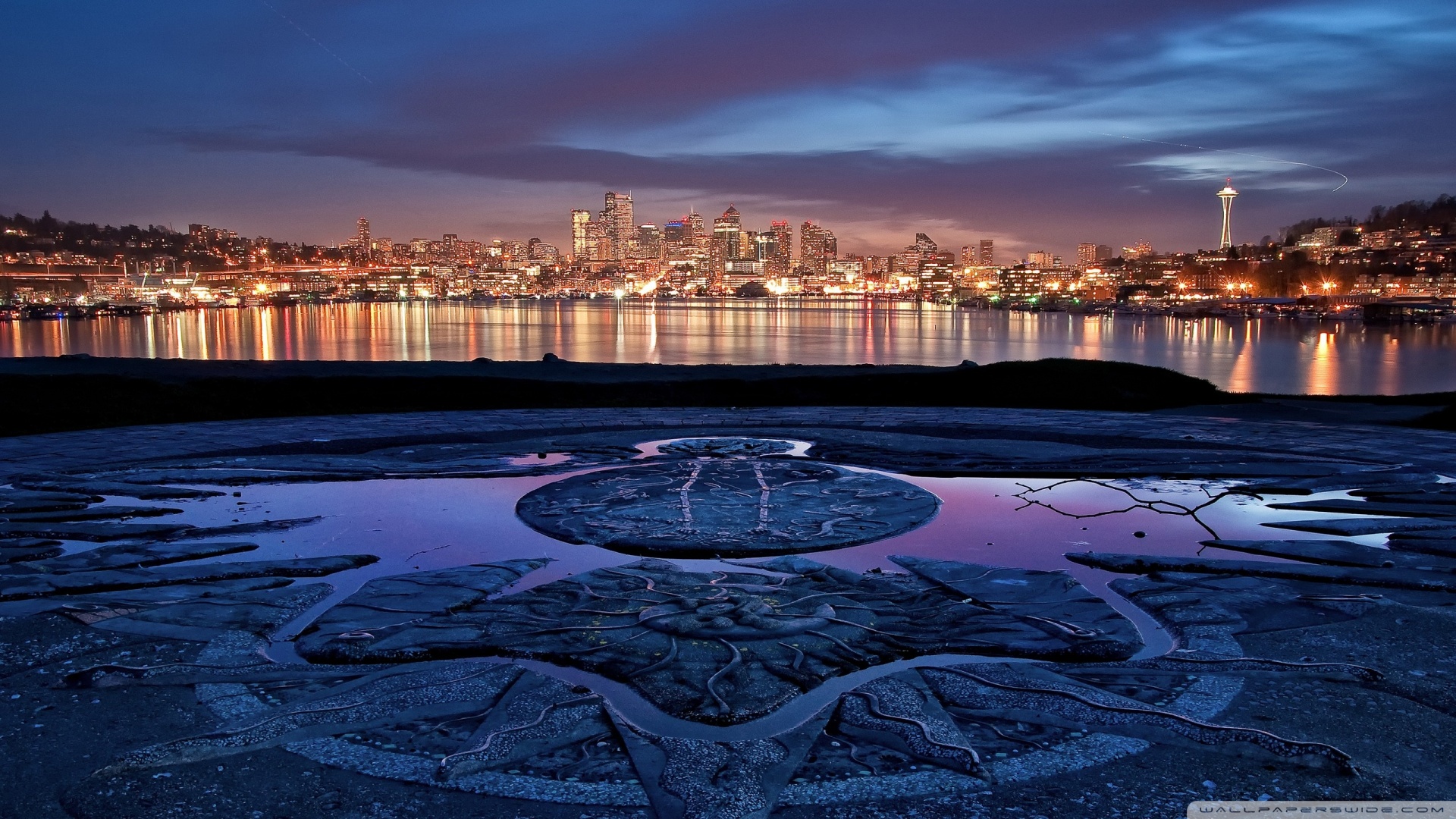 Seattle Skyline Washington Wallpaper