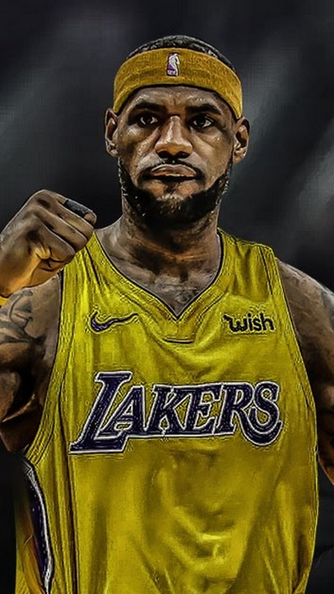 Lebron James Lakers Wallpaper For iPhone 3d