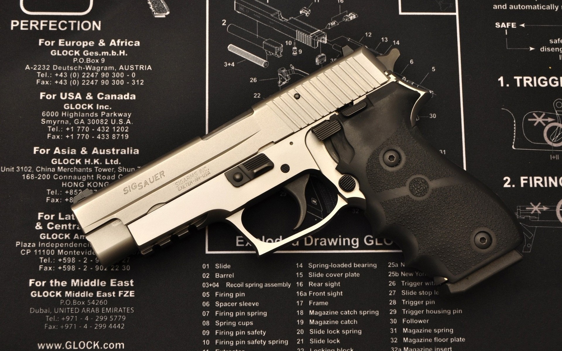 Pistols Guns Sig P226 Wallpaper