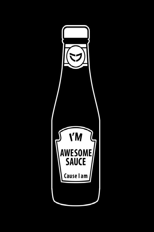 Awesome Sauce iPhone Wallpaper