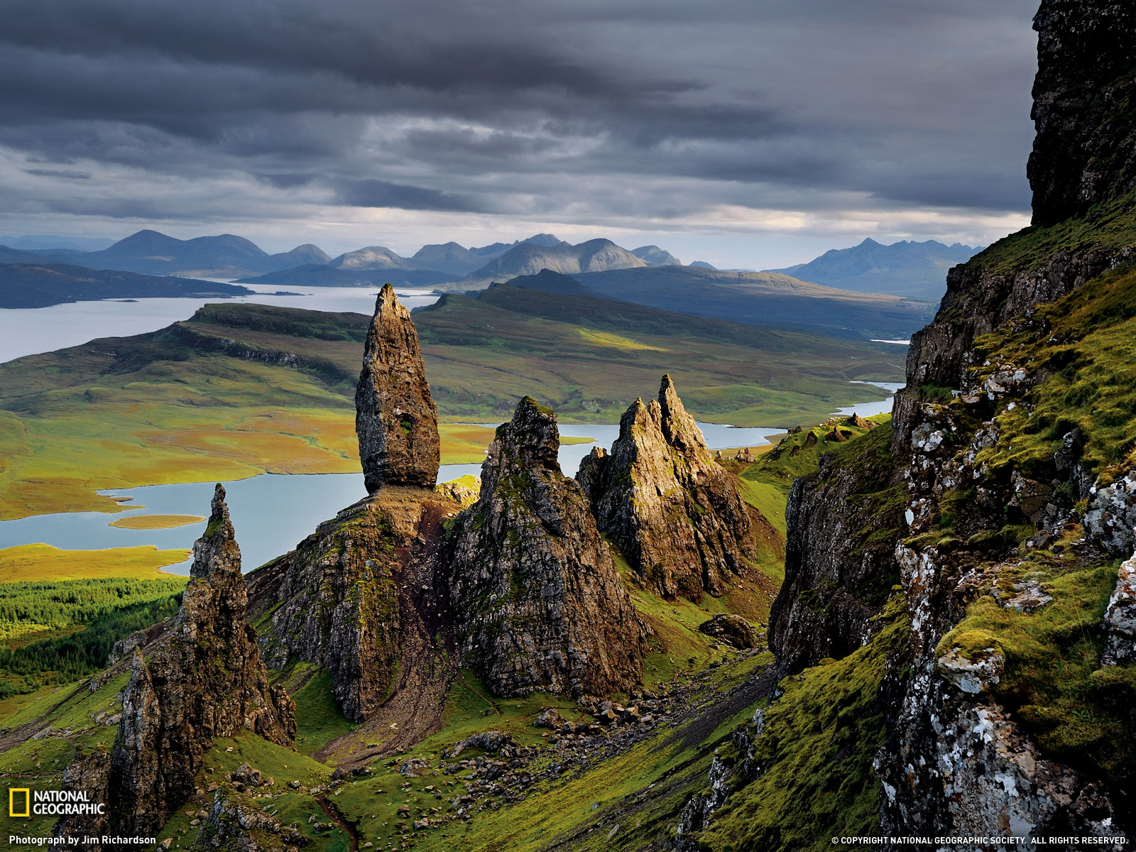 Basalt Pinnacles Photo Scotland Wallpaper National Geographic