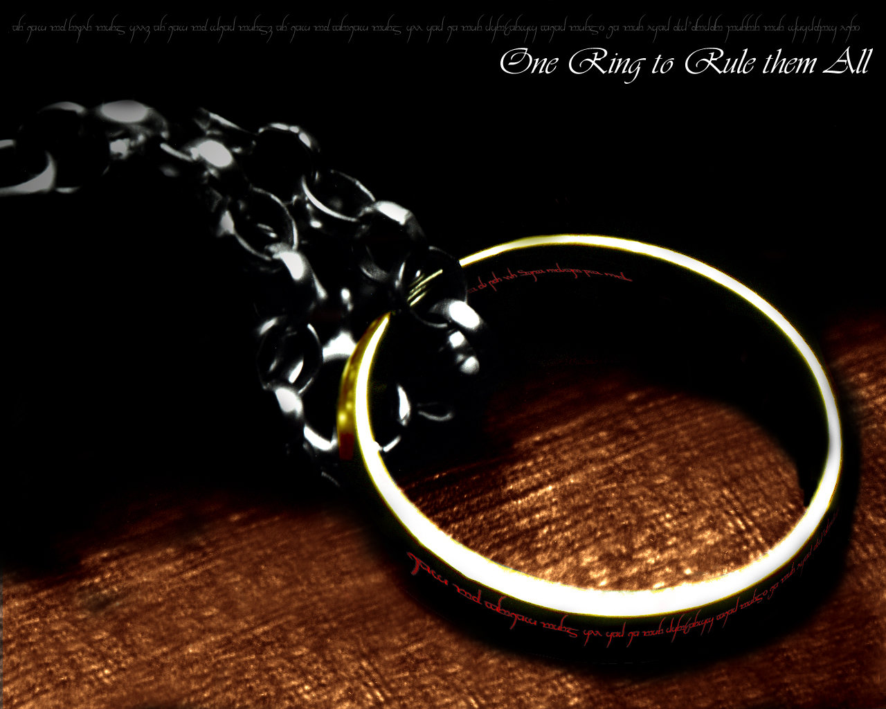The One Ring Wallpaper By Domcall