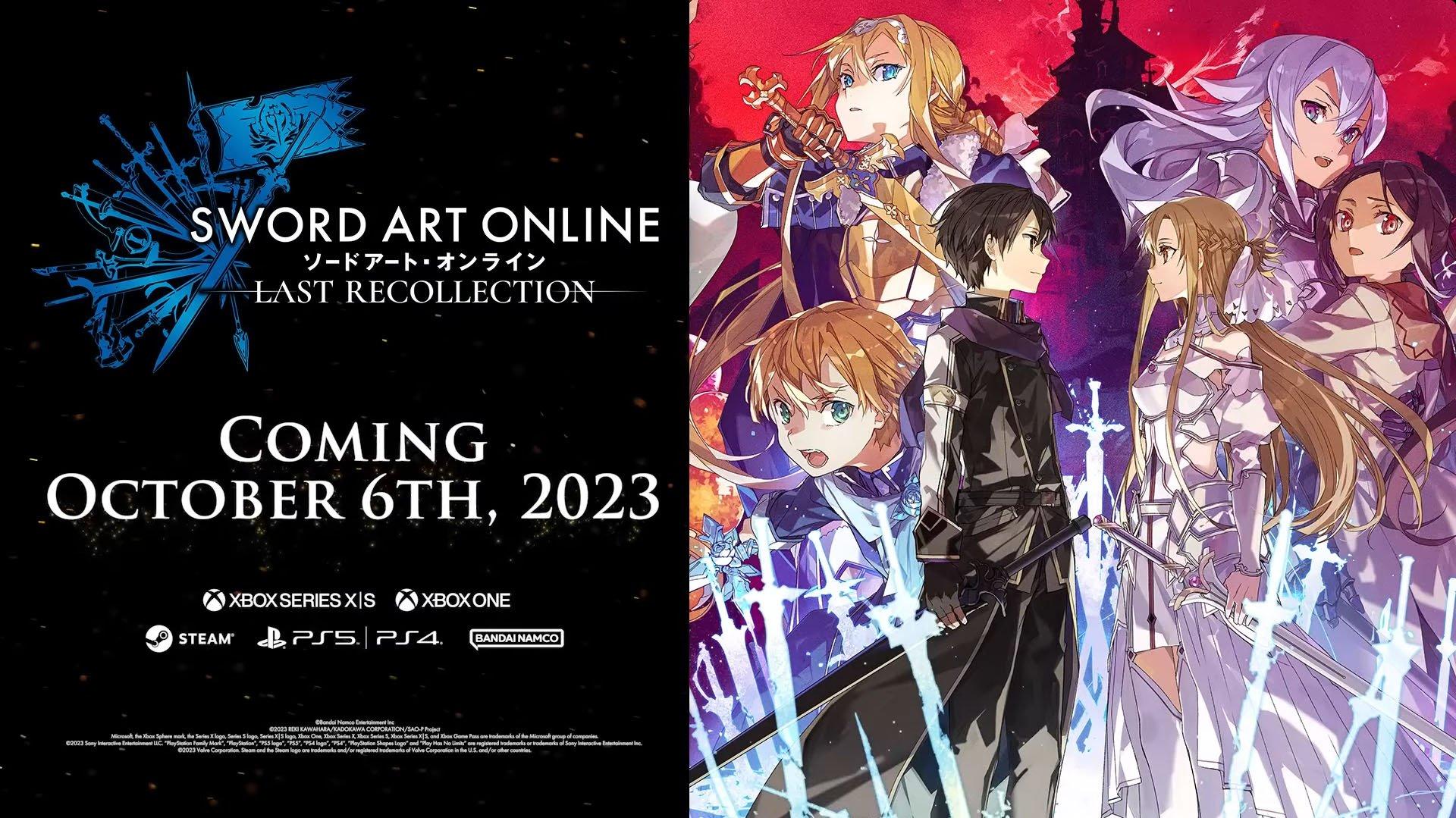 Sword Art Online Last Recollection Launches October In Japan