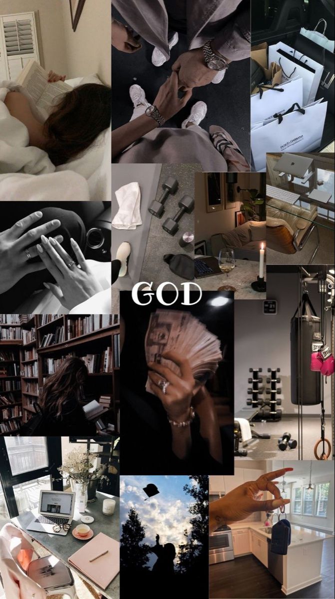 That Girl Luxury Life Inspirational Wallpaper Mood Board