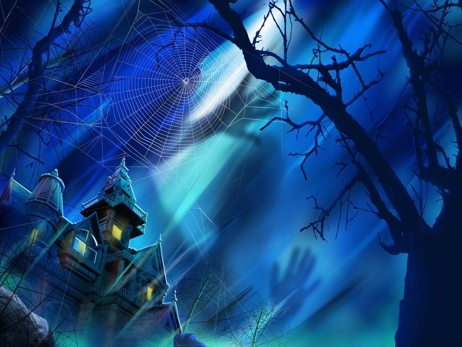 Beautiful HD Halloween Wallpaper And Powerpoint Templates