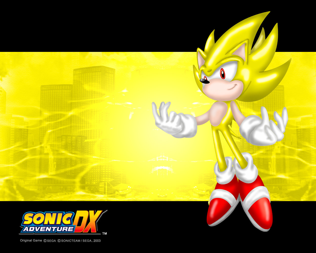 Free Download Sadx Super Sonic Wallpaper By Footman 1280x1024