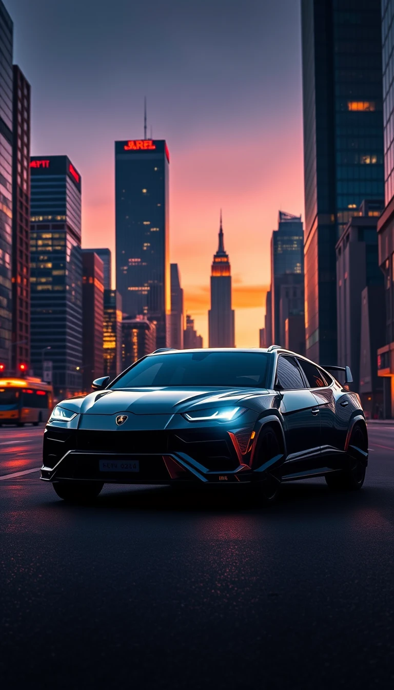 Lamborghini Urus Phone Wallpaper