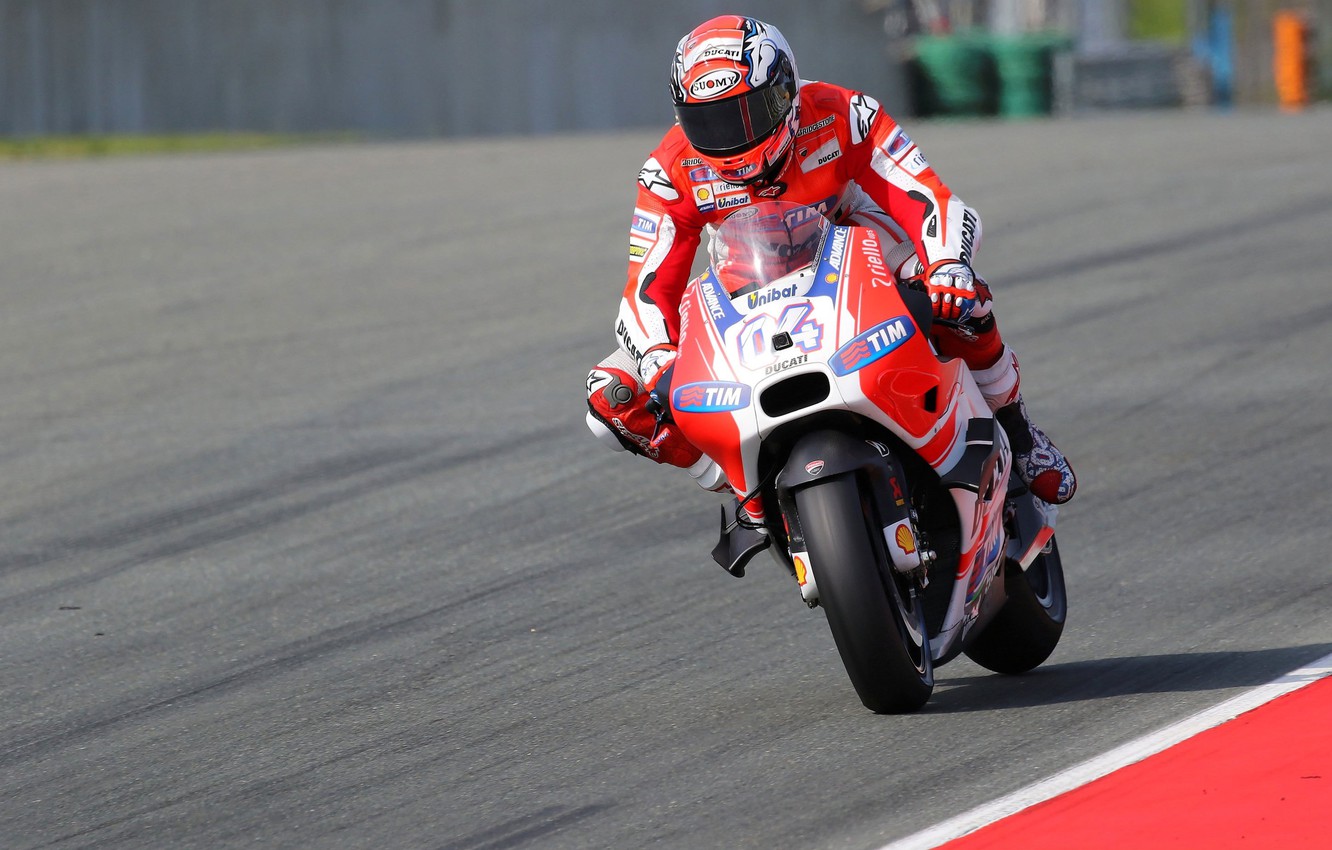 Wallpaper Ducati Motogp Andrea Dovizioso Braking Image For