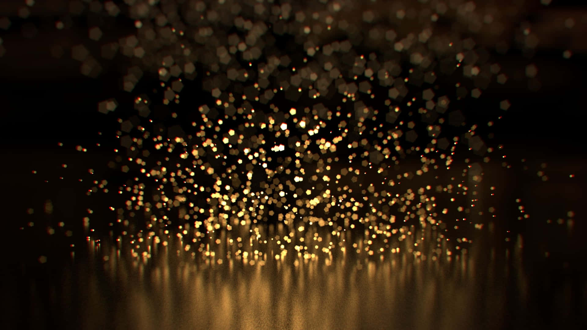 Black And Gold Glitter Wallpaper