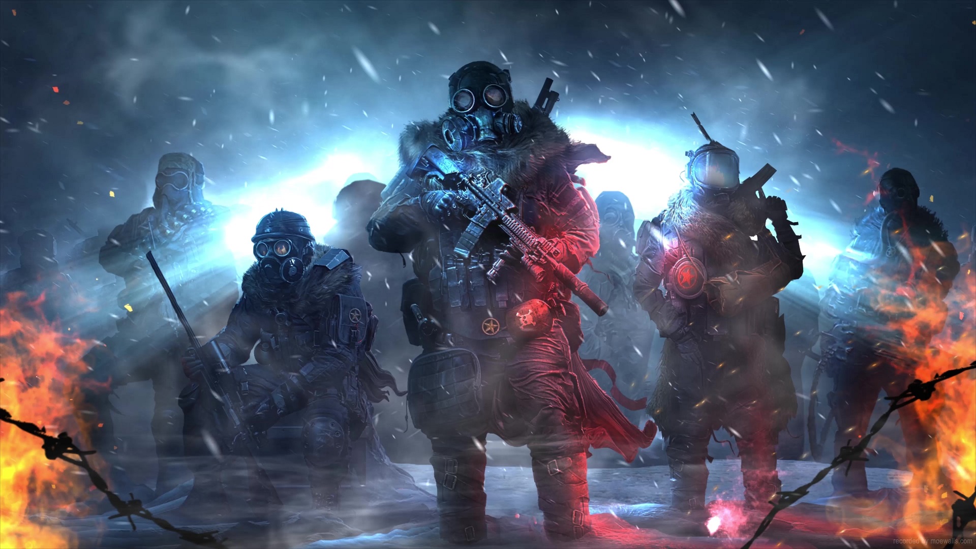 Post Apocalyptic Soldiers Wasteland Thumb Wallpaper