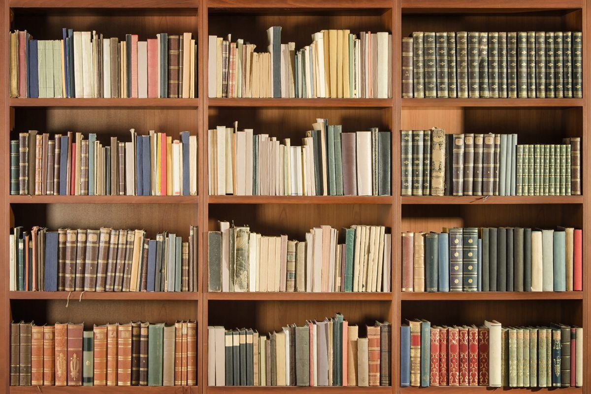 Bookshelf Wallpaper