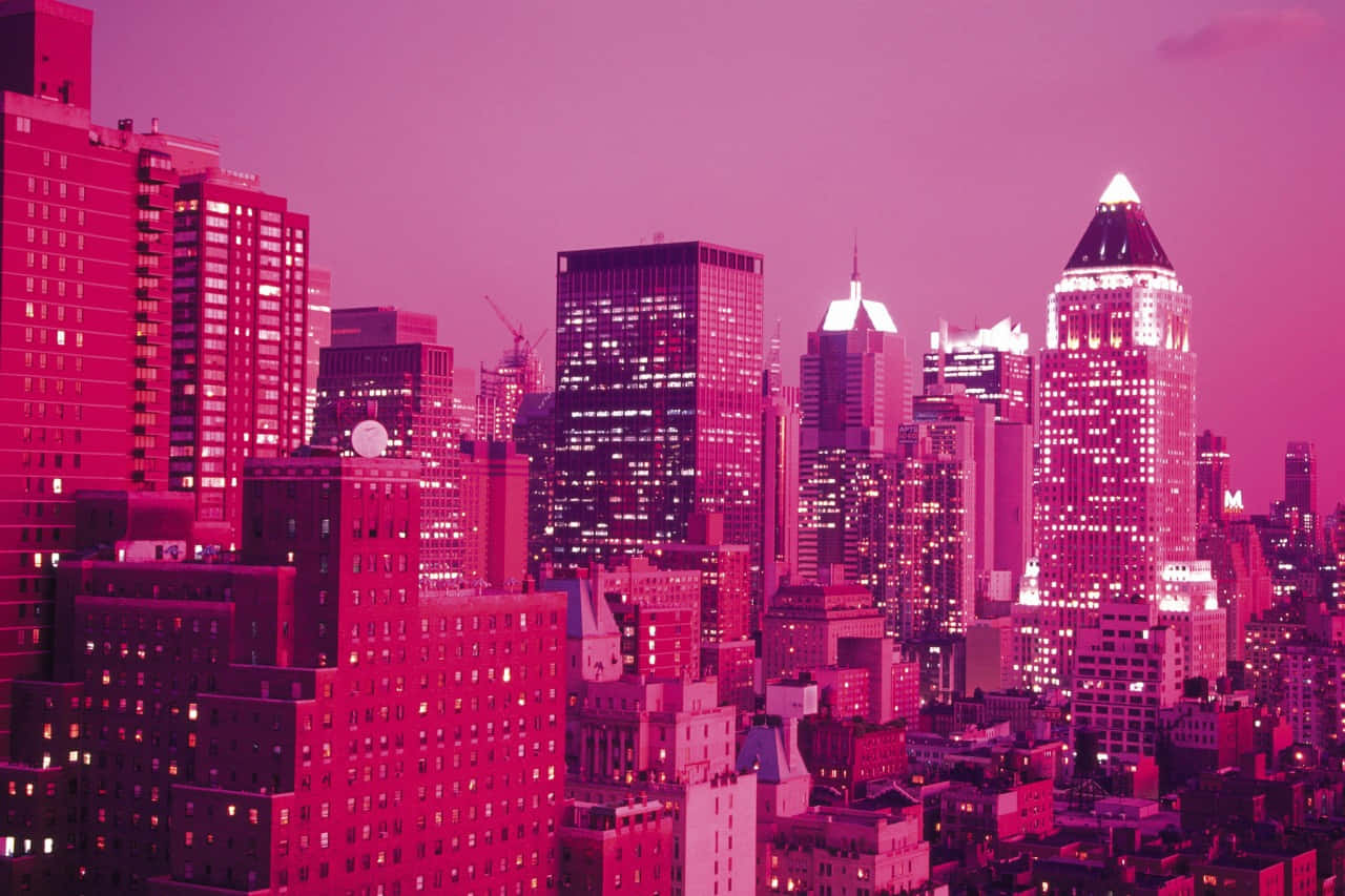 Pink City Wallpaper