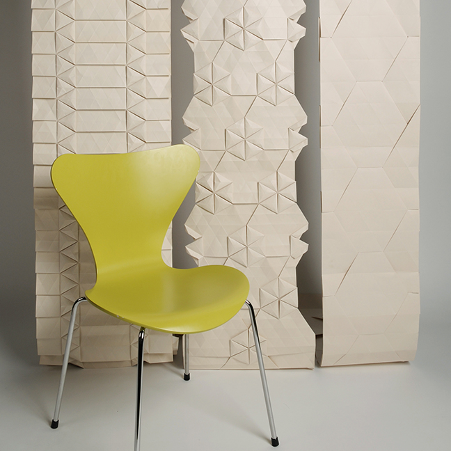 Handmade Origami Wallpaper By Tracey Tubb Love Chic Living