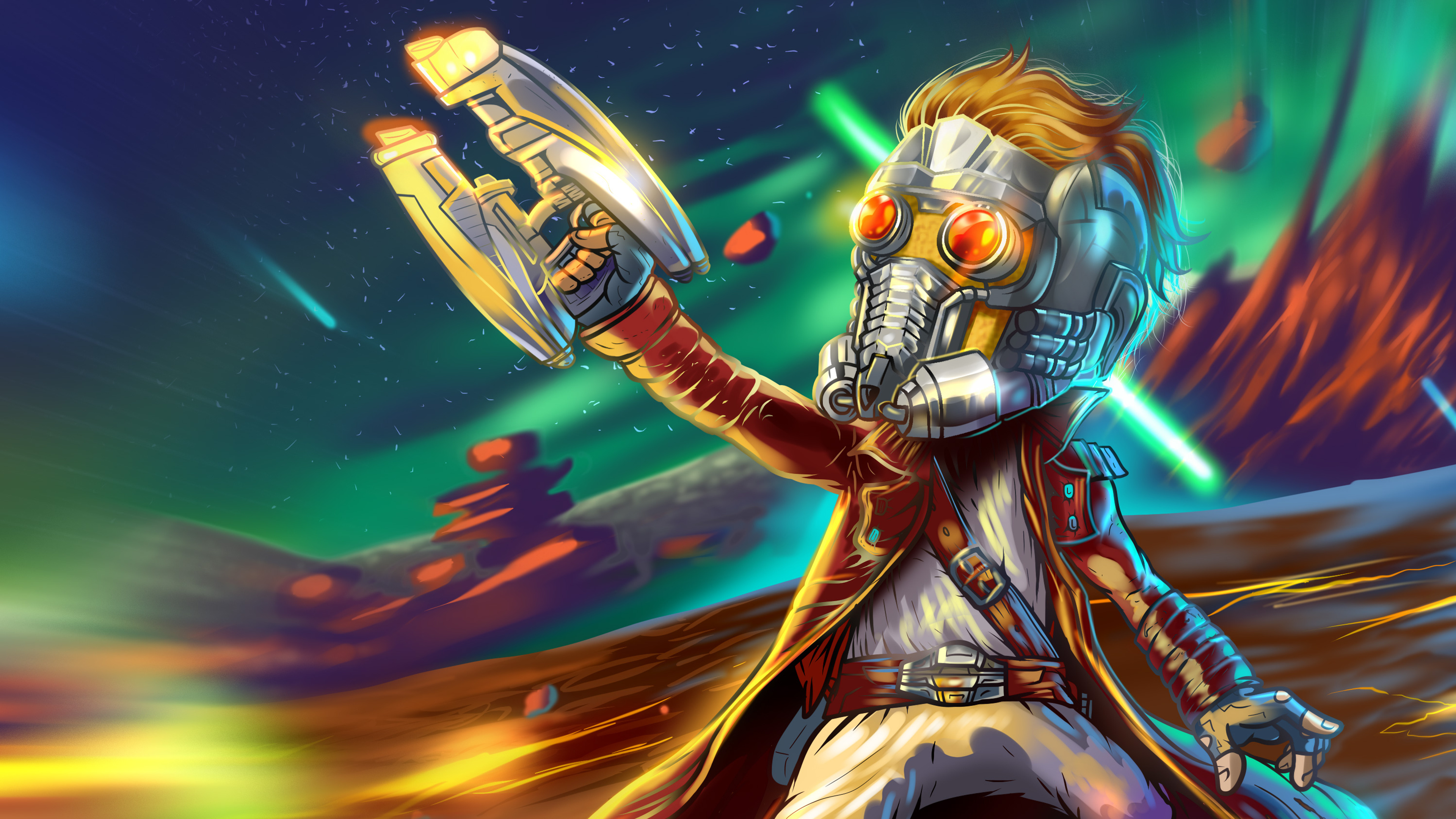 Star Lord Guardians Of The Galaxy Art 4k HD Wallpaper