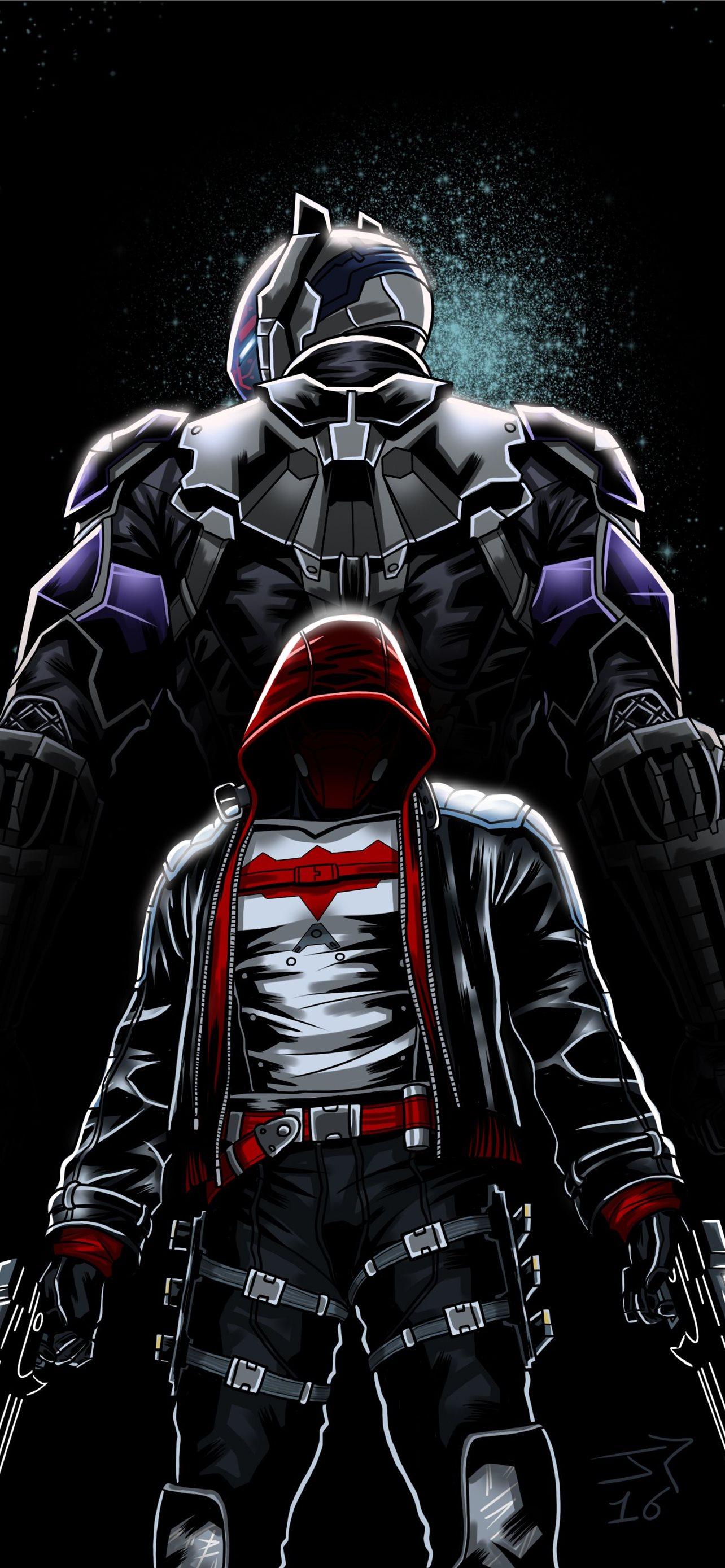 Batman Red Hood iPhone Wallpaper