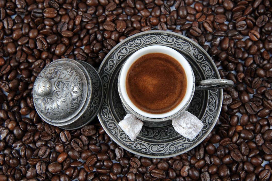 Turkish Coffee Drink Cup Beans Beauty Wallpaper