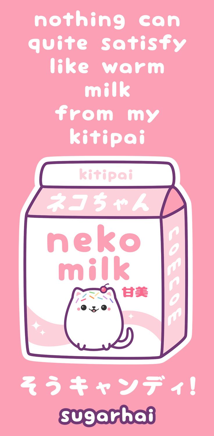 Japanese Cat Milk Lolita Fashion Harajuku Kawaii Wallpaper