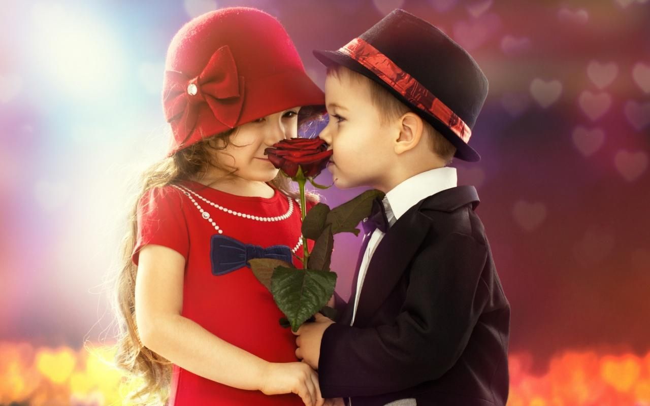 Cute Baby Couple Wallpaper On