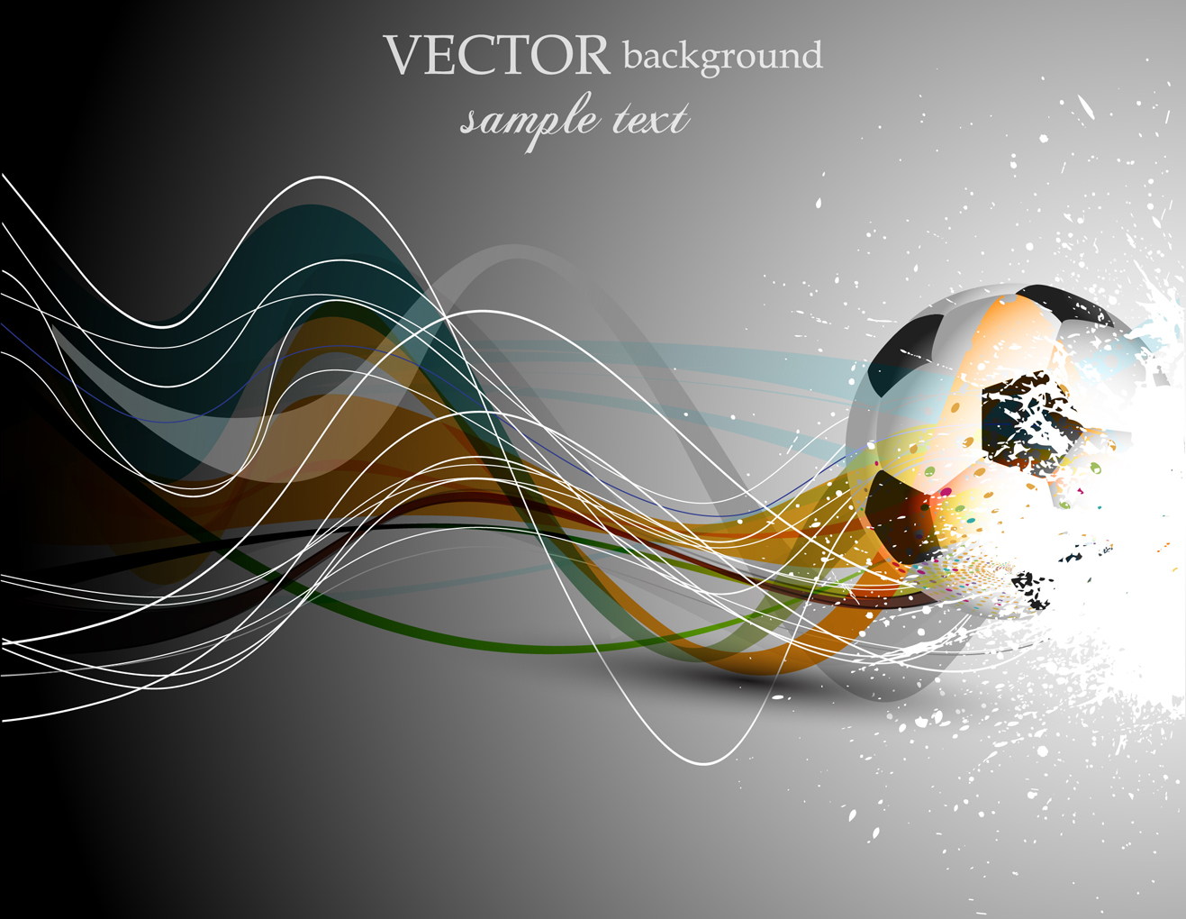 Soccer Football Background Vector