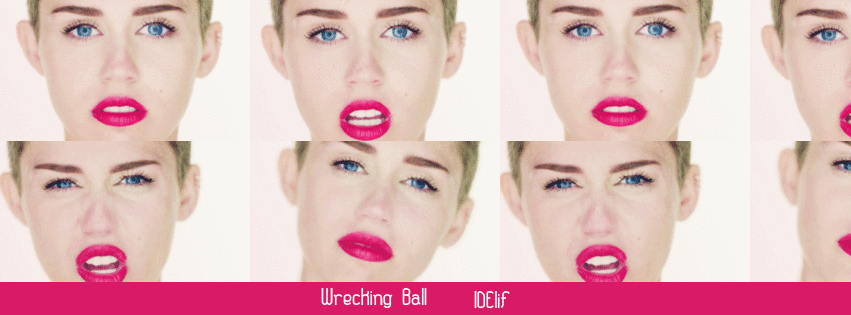 Miley Cyrus Wrecking Ball Wallpaper Gif
