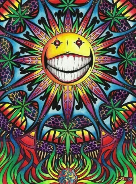 Psychedelic Marijuana Art D Wild Child