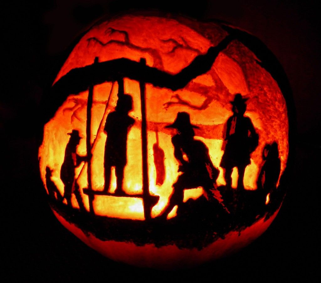 Halloween Pumpkin HD Wallpaper 1080p Steampunk Carving
