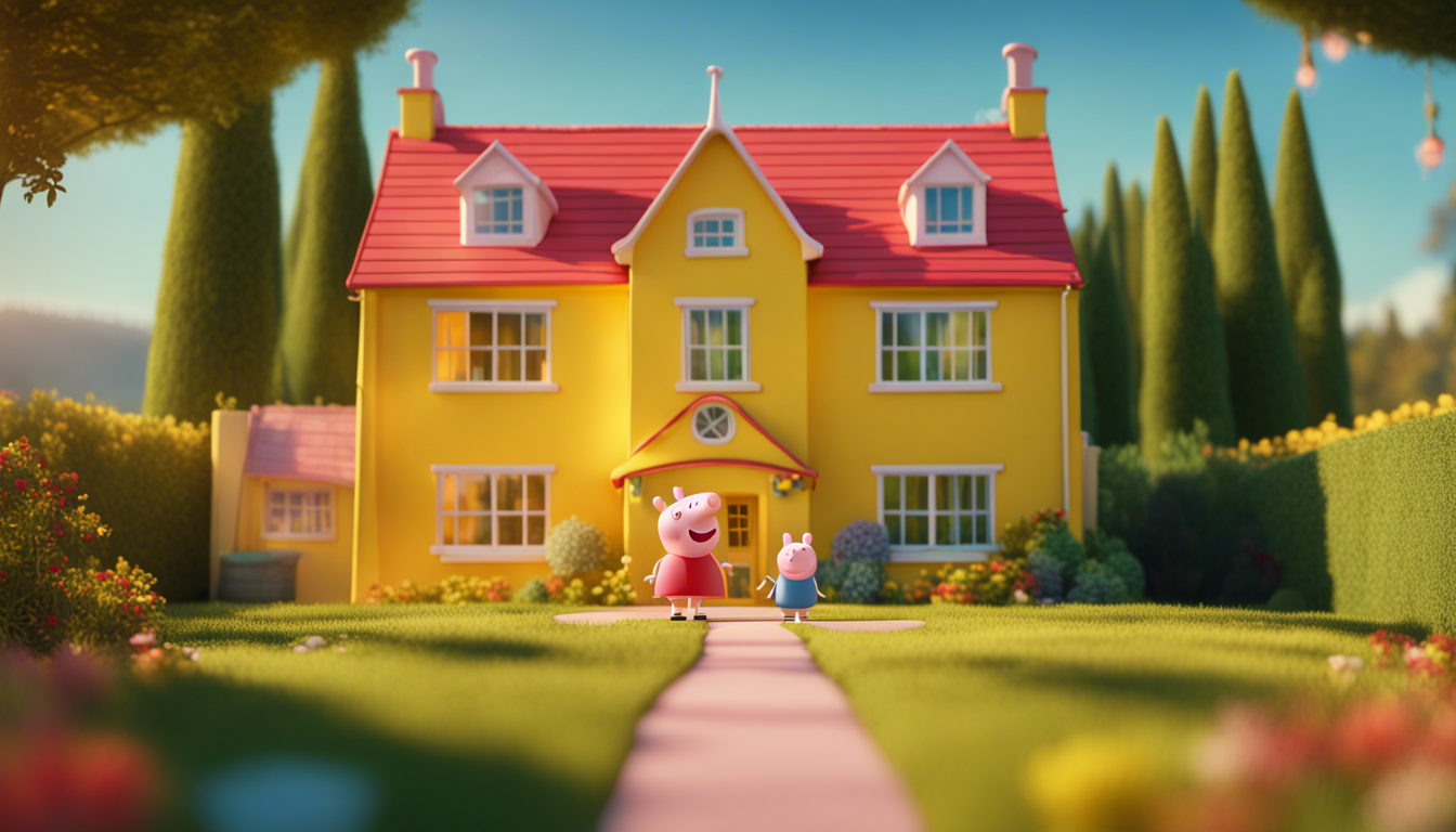 🔥 [90+] Peppa Pig House HD