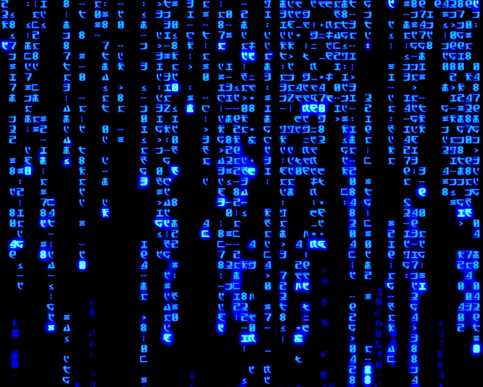 Matrix Blue Code 001 1600 x 1280 Wallpapers   matrix code blue