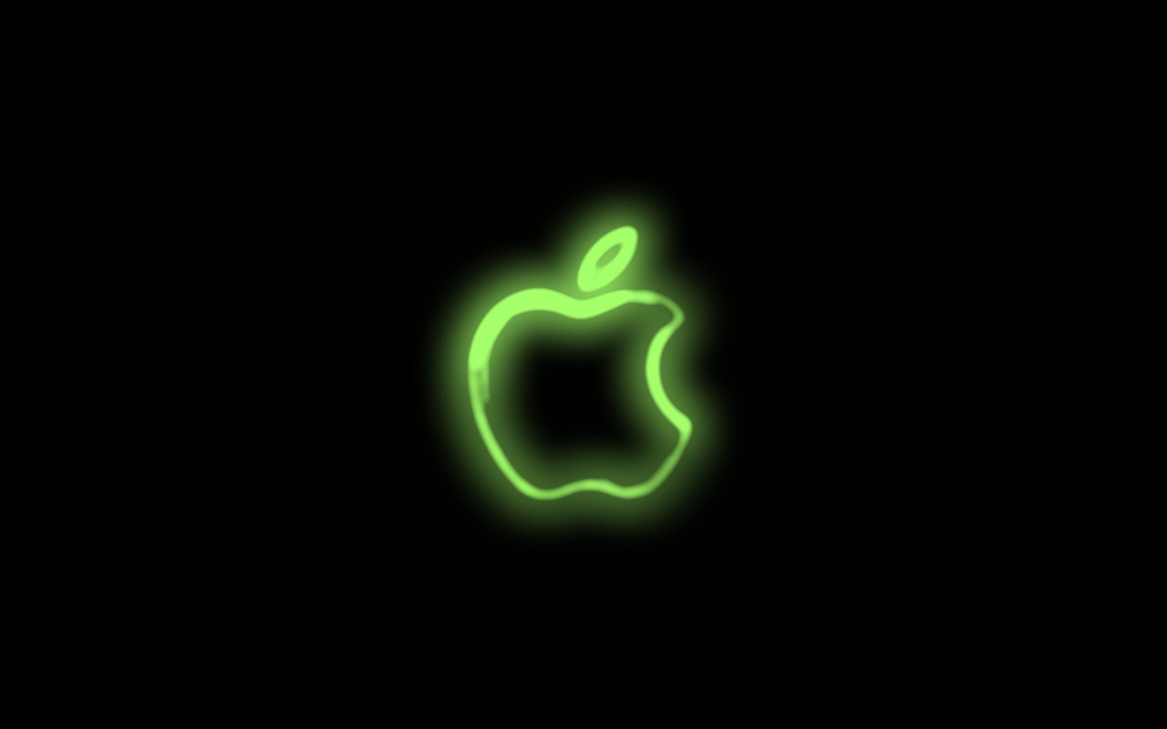 Apple Neon Wallpaper By Iville Customization Mac Pc Os