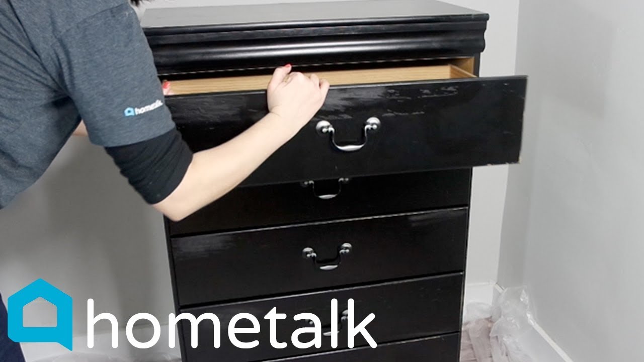 Peel And Stick Wallpaper Hack Give Your Old Dresser New Life
