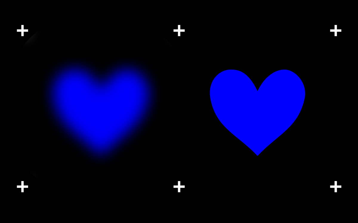 Blue And Black Hearts Background Heart With The