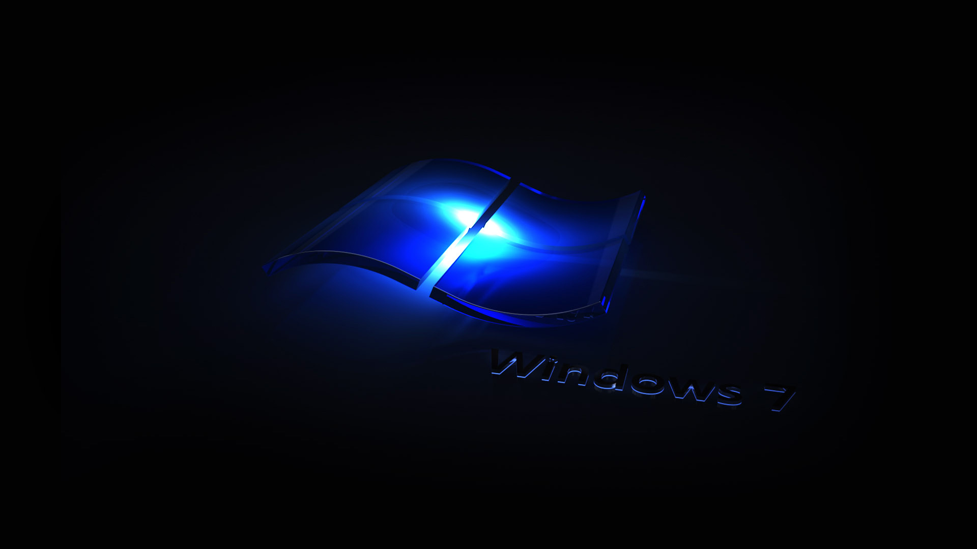 Blue Light Windows Desktop Wallpaper