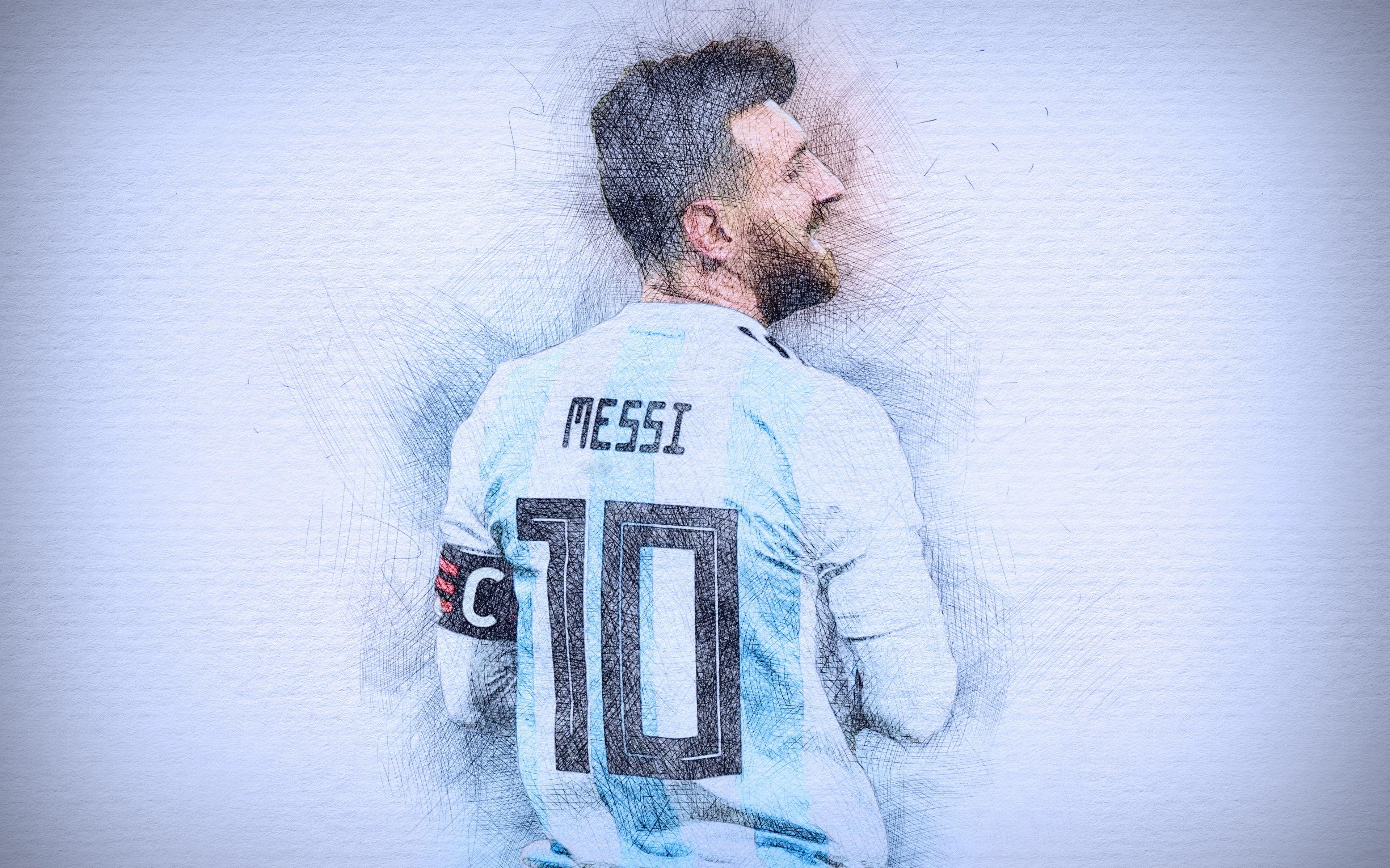 Soccer Lionel Messi Argentinian 4k Wallpaper HDwallpaper