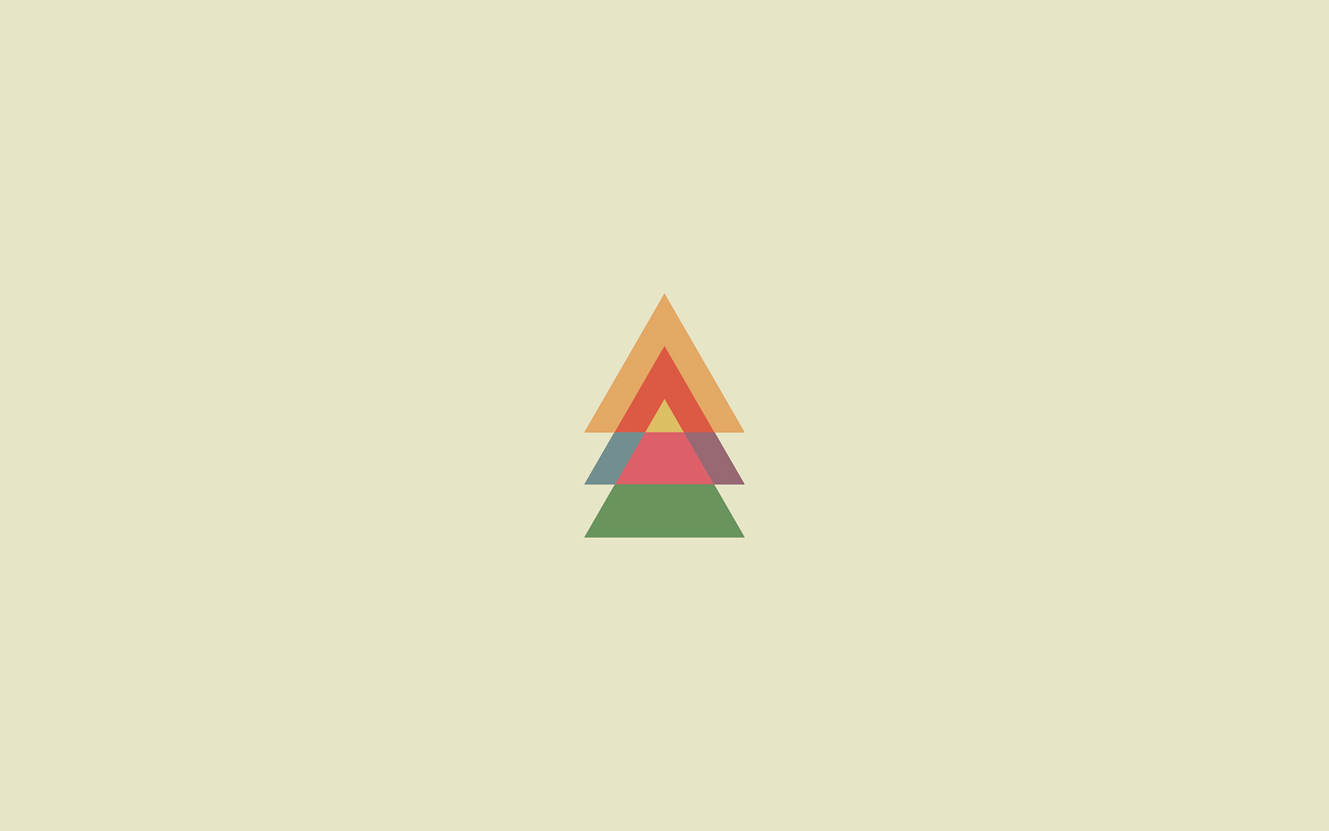 Christmas Tree Minimal HDWallpaperFX