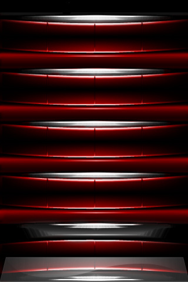 Red And Black Shelf Abstract Wallpaper For iPhone