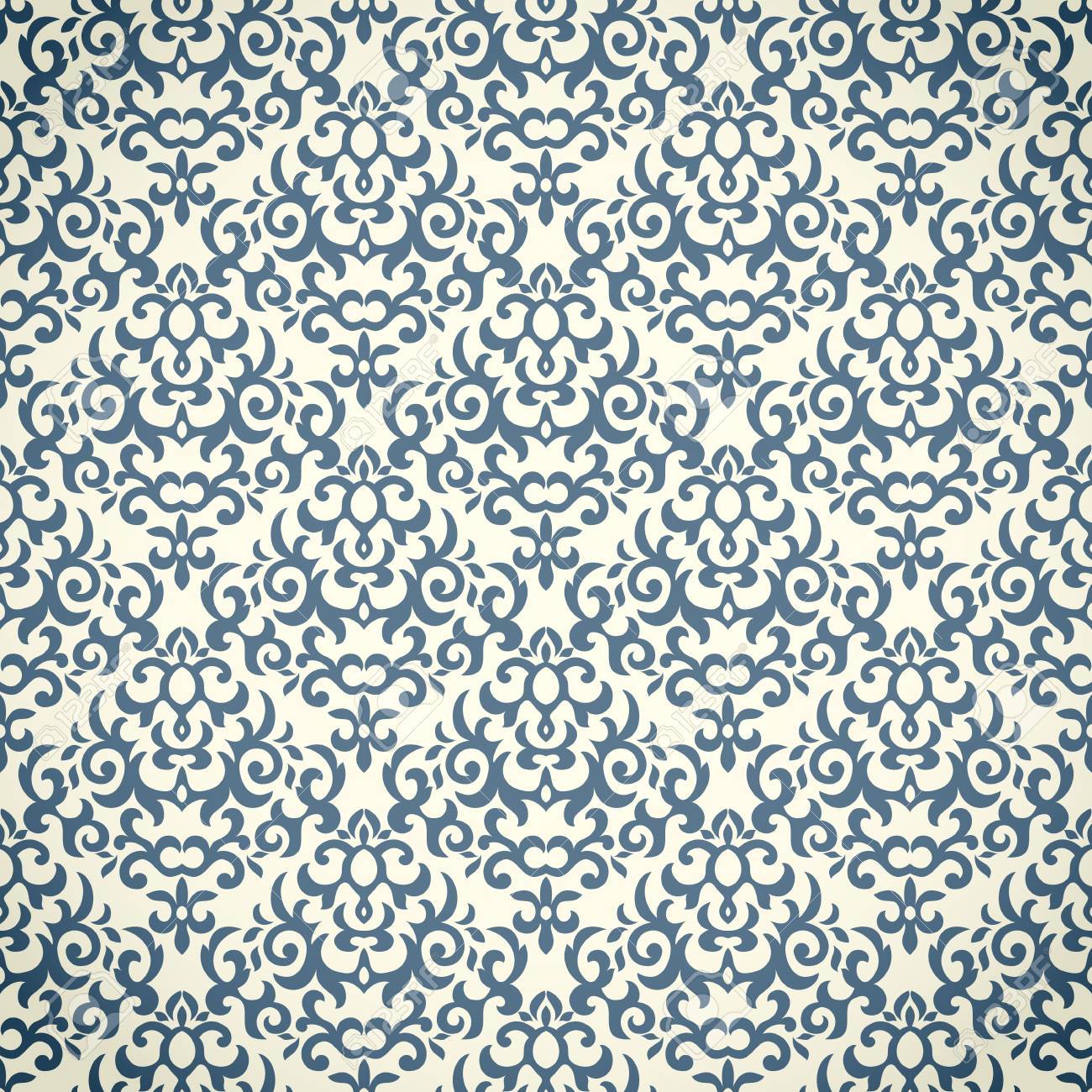 Damask Seamless Pattern Could Be Used As Repeating Wallpaper