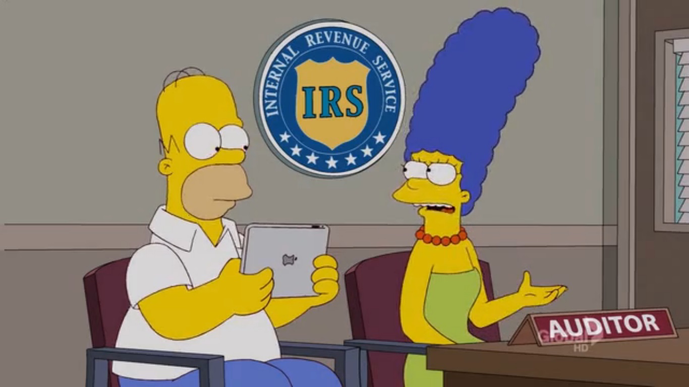 Internal Revenue Service Simpsons