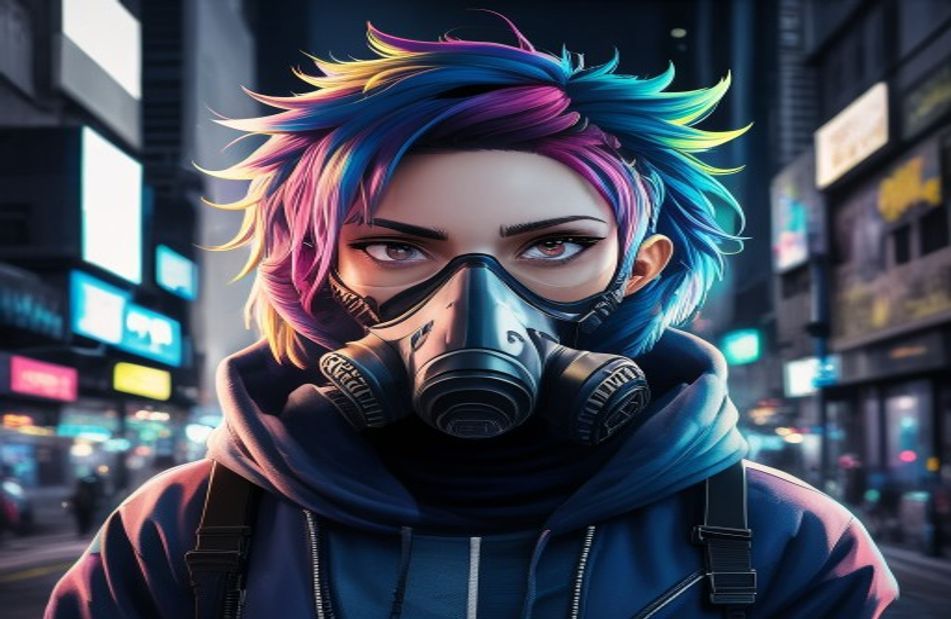 Anime Gas Mask Wallpaper