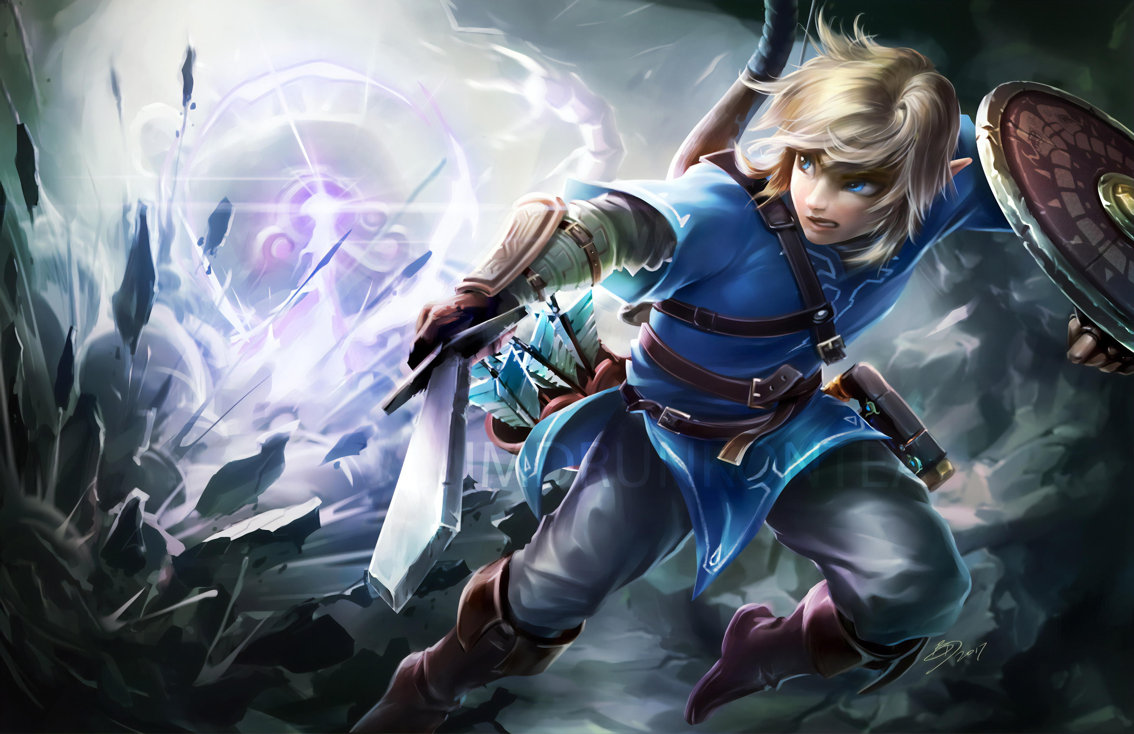 The Legend Of Zelda Breath Wild 1440p Resolution HD 4k Wallpaper Image