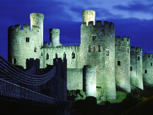 Conwy Castle Gwynedd Wales United Kingdom Screensaver