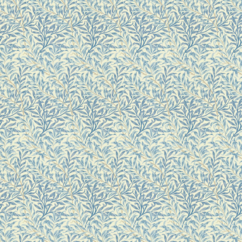 Willow Boughs By Morris Blue Wallpaper Direct