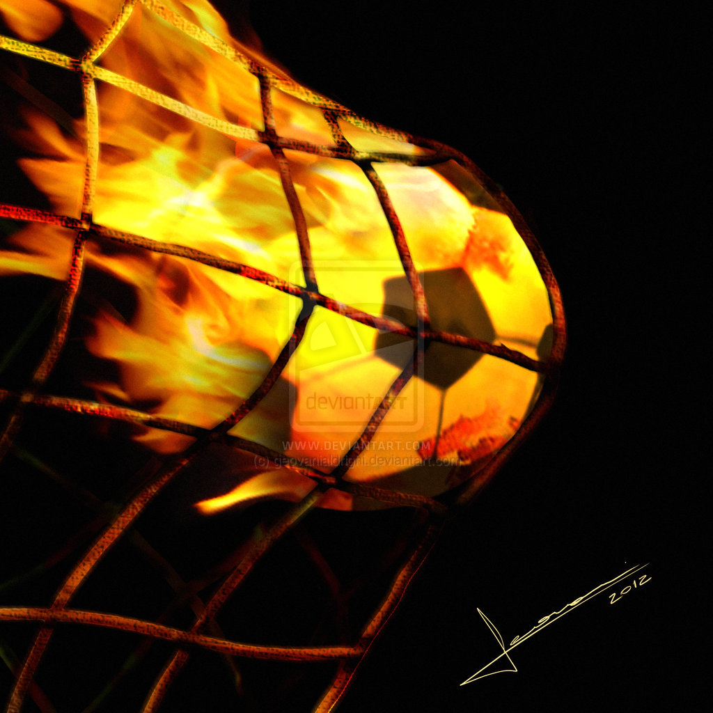 Soccer Ball On Fire