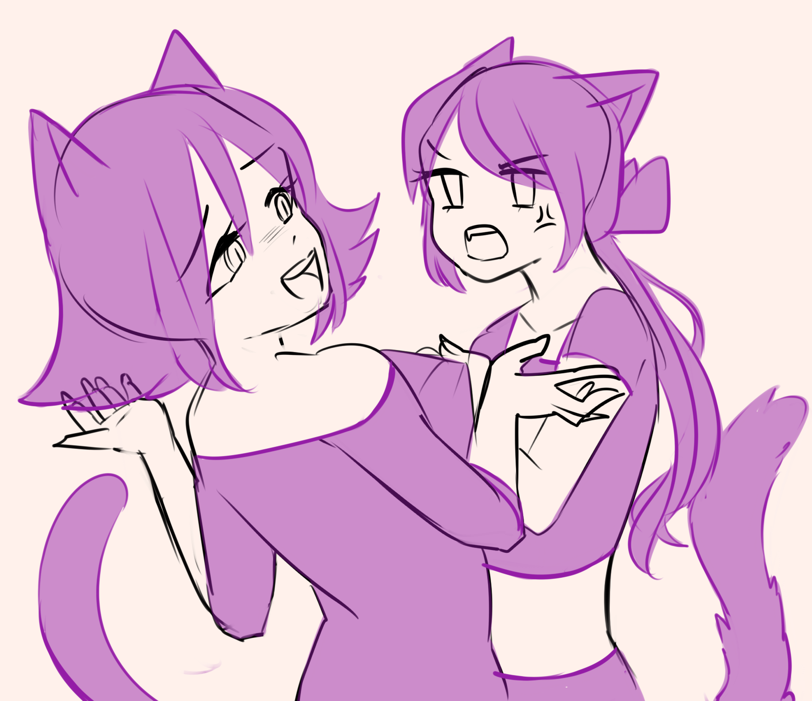 Angry Cats Ych Commishes