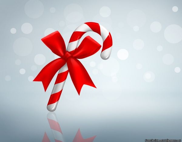 Christmas Candy Cane Wallpaper