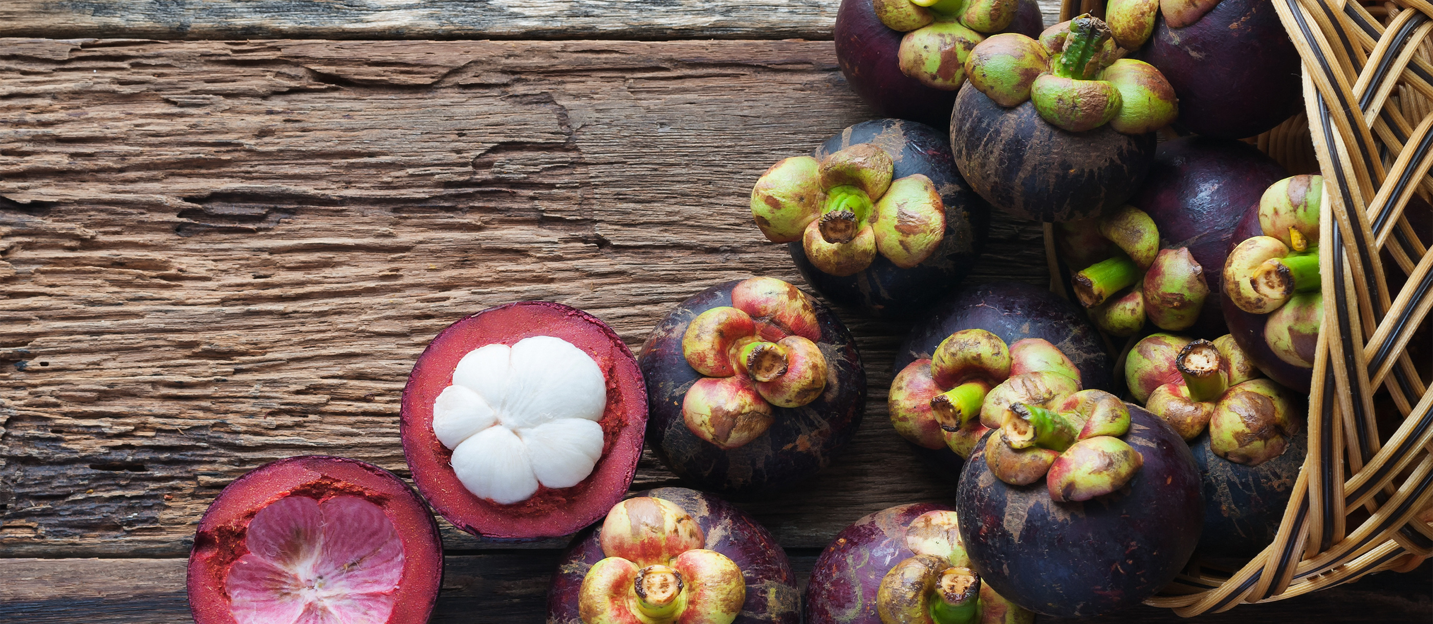 Mangosteen Local Tropical Fruit From Indonesia Southeast Asia