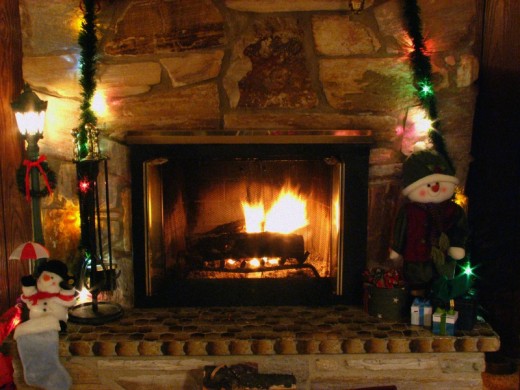 Fireplace Christmas Wallpaper