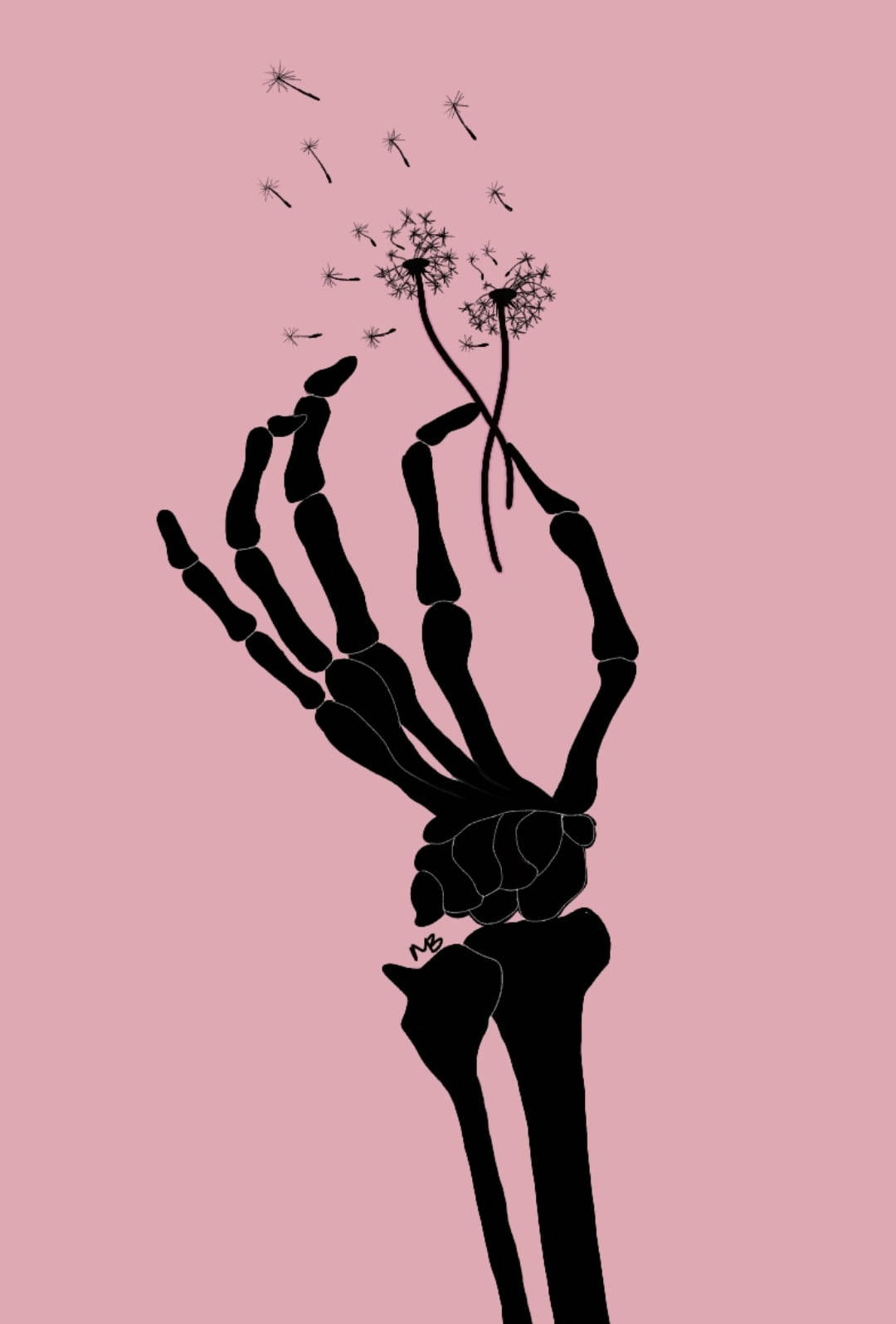 Skeleton Aesthetic Wallpaper