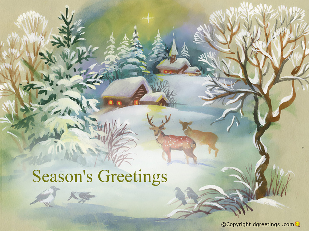 Season S Greetings Wallpaper